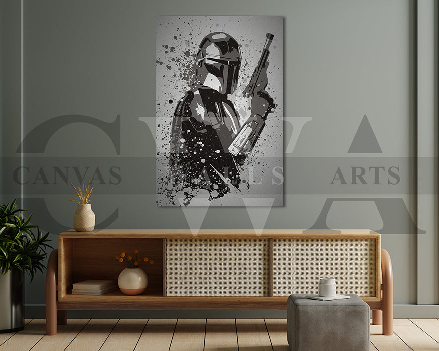Mandalorian Canvas Wall Art