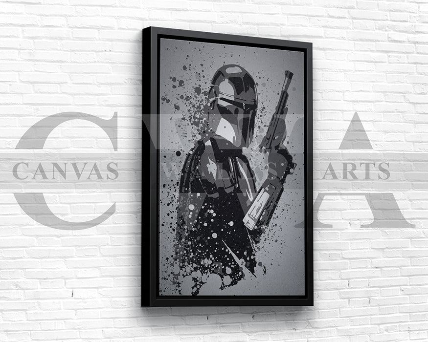 Mandalorian Canvas Wall Art