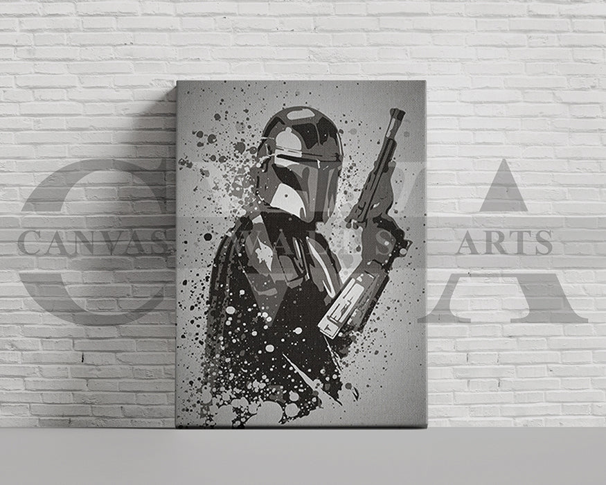 Mandalorian Canvas Wall Art