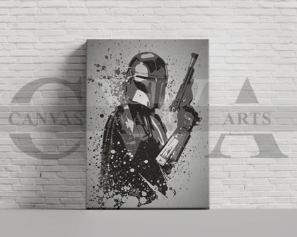 Mandalorian Canvas Wall Art