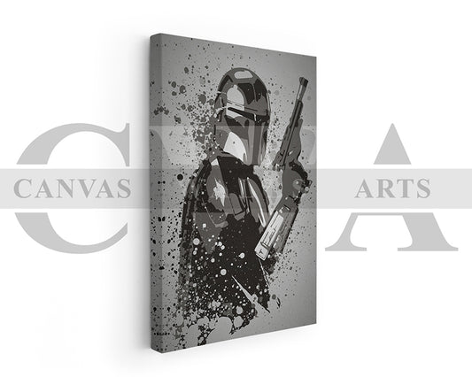 Mandalorian Canvas Wall Art