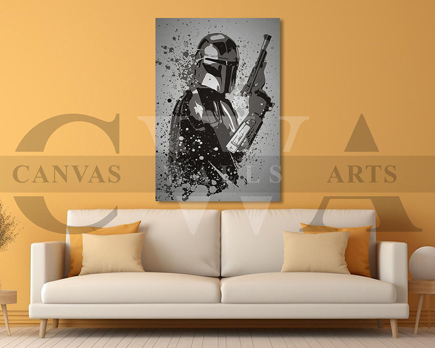Mandalorian Canvas Wall Art