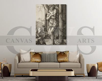 Man of Sorrows by Albrecht Durer Painting Canvas Wall Art