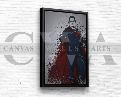 Man of Steel Canvas Wall Art