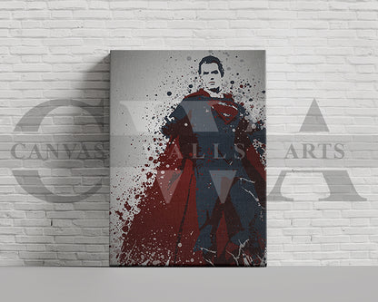 Man of Steel Canvas Wall Art