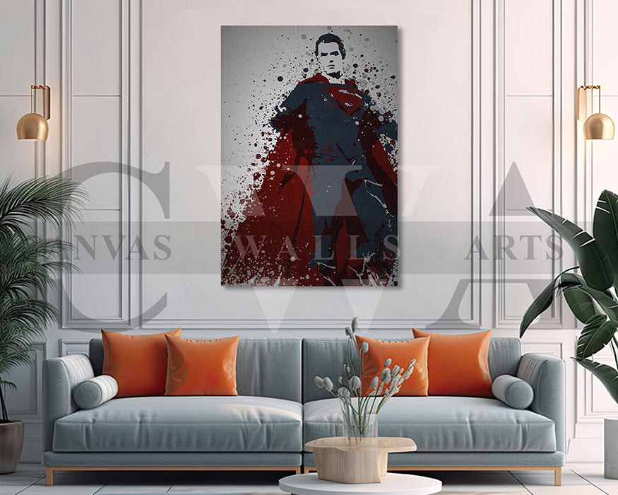 Man of Steel Canvas Wall Art