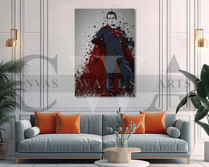 Man of Steel Canvas Wall Art