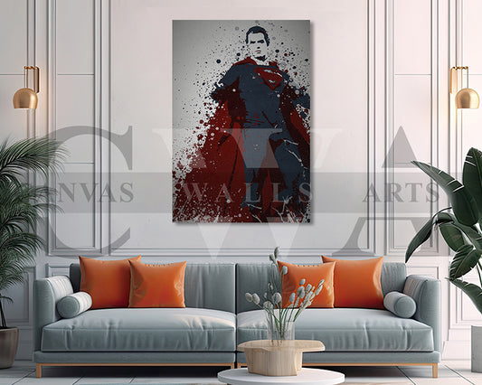 Man of Steel Canvas Wall Art