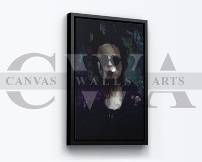 Marla Canvas Wall Art Abstract Music Poster
