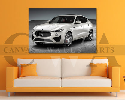Maserati Levante Canvas Wall Art Car Poster Print