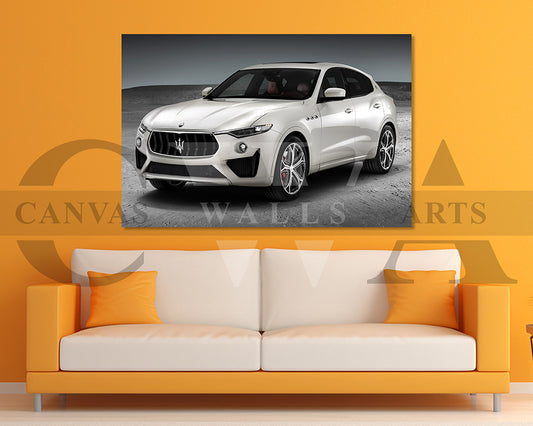 Maserati Levante Canvas Wall Art Car Poster Print
