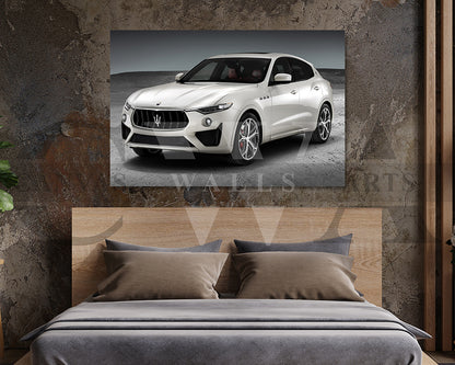 Maserati Levante Canvas Wall Art Car Poster Print