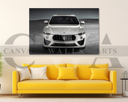 Maserati Levante Canvas Wall Art Car Poster Print