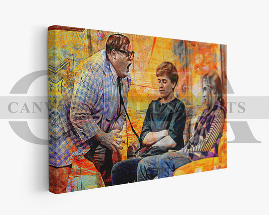 Matt Foley Canvas Wall Art Abstract Movie Poster