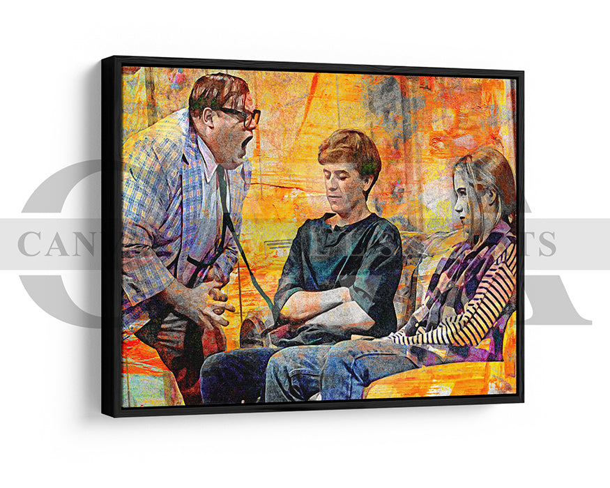 Matt Foley Canvas Wall Art Abstract Movie Poster