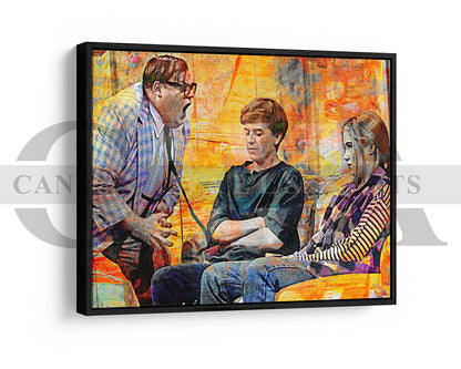 Matt Foley Canvas Wall Art Abstract Movie Poster