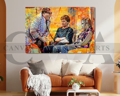 Matt Foley Canvas Wall Art Abstract Movie Poster