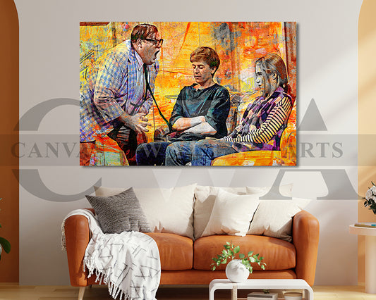 Matt Foley Canvas Wall Art Abstract Movie Poster