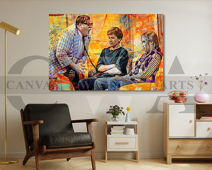 Matt Foley Canvas Wall Art Abstract Movie Poster