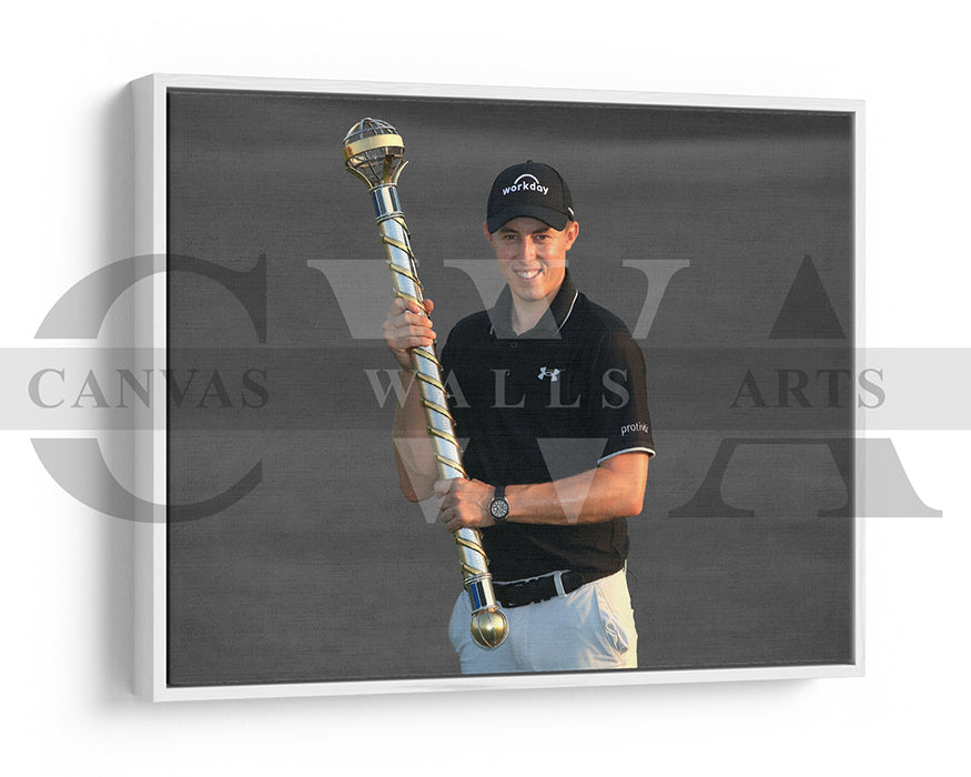 Matthew Fitzpatrick Black & White Canvas Art Golf Canvas Wall Art