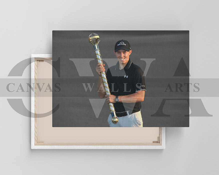 Matthew Fitzpatrick Black & White Canvas Art Golf Canvas Wall Art