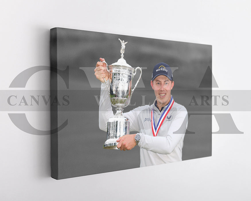 Matthew Fitzpatrick Black & White Canvas Art Golf Canvas Wall Art
