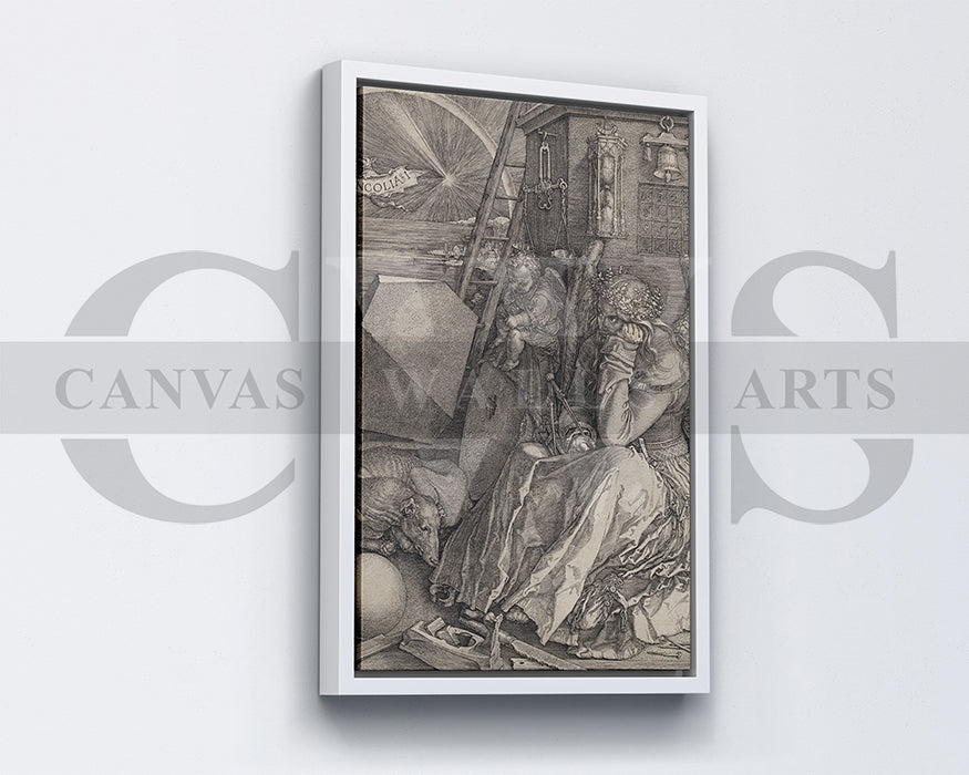 Melencolia by Albrecht Durer Painting Canvas Wall Art