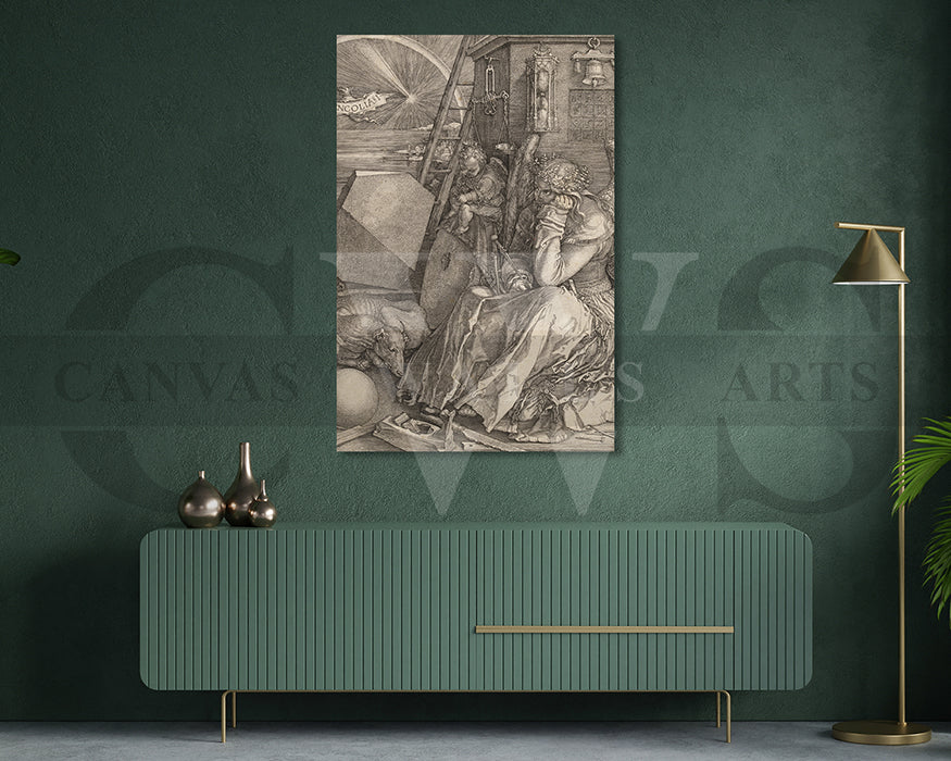 Melencolia by Albrecht Durer Painting Canvas Wall Art