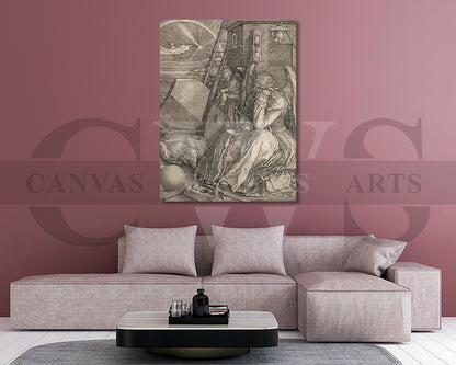 Melencolia by Albrecht Durer Painting Canvas Wall Art