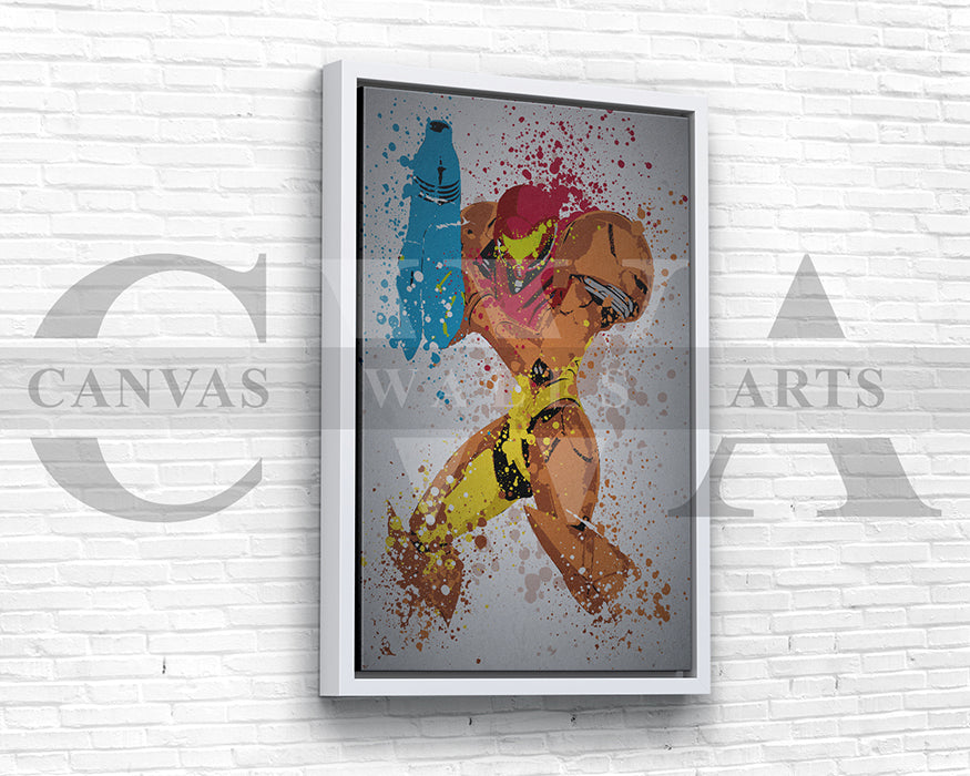 Metroid Prime Canvas Wall Art