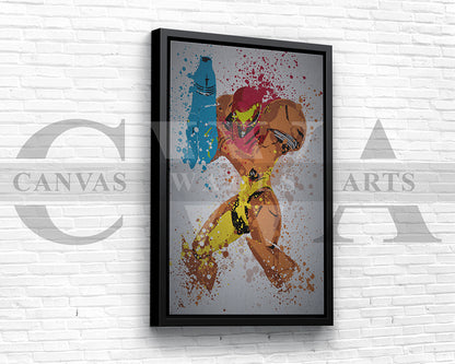 Metroid Prime Canvas Wall Art