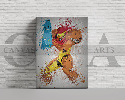 Metroid Prime Canvas Wall Art