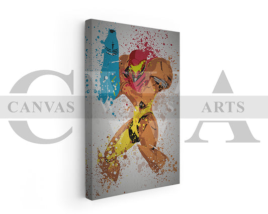 Metroid Prime Canvas Wall Art
