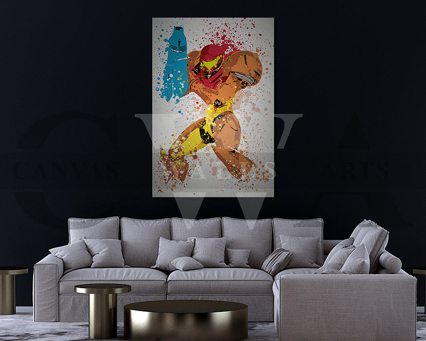 Metroid Prime Canvas Wall Art