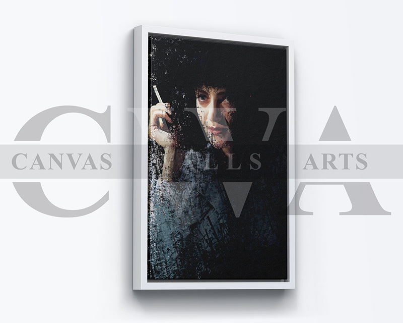 Mia Wallace Canvas Wall Art Abstract Movie Poster