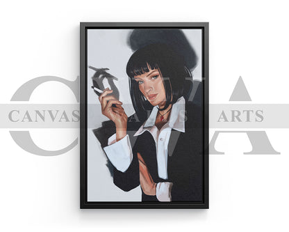Mia Wallace Canvas Wall Art