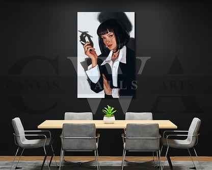 Mia Wallace Canvas Wall Art