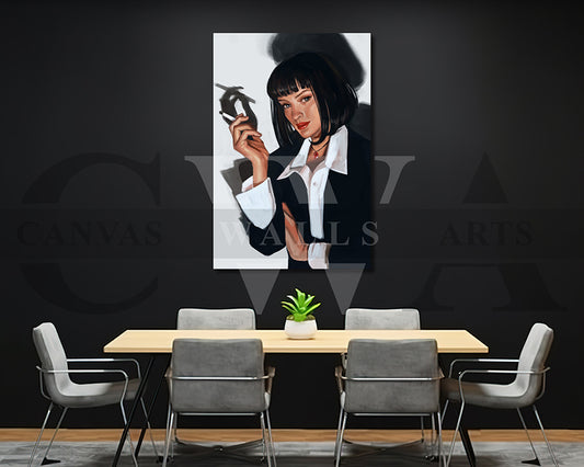 Mia Wallace Canvas Wall Art