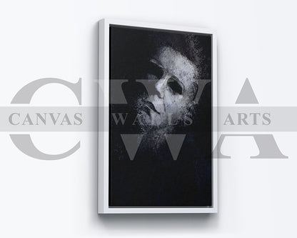 Michael Myers Canvas Wall Art Abstract Movie Poster