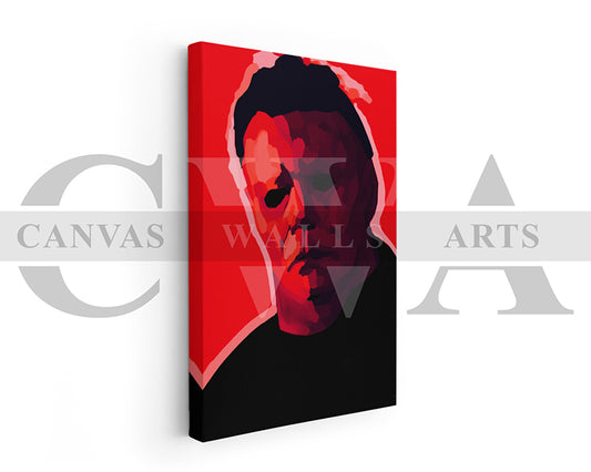 Michael Myers Canvas Wall Art Abstract Oil Painting Movie Poster