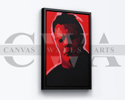 Michael Myers Canvas Wall Art Abstract Oil Painting Movie Poster