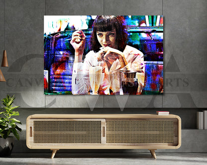 Mila Milkshake Canvas Wall Art