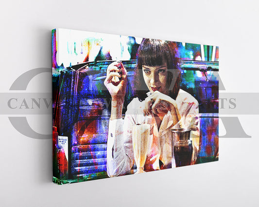 Mila Milkshake Canvas Wall Art