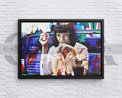 Mila Milkshake Canvas Wall Art