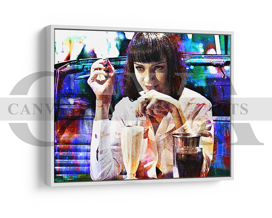 Mila Milkshake Canvas Wall Art