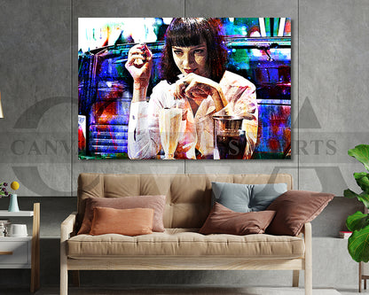 Mila Milkshake Canvas Wall Art