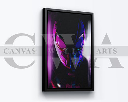 Miles Morales Canvas Wall Art Abstract Movie Poster