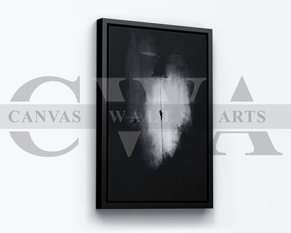 Mission Impossible Canvas Wall Art Abstract Movie Poster