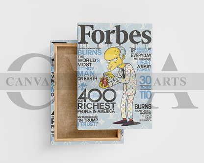 Mr. Burns Canvas Wall Art