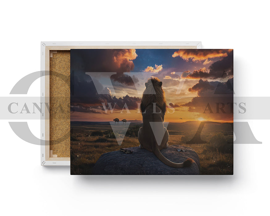 Mufasa The Lion King Canvas Wall Art
